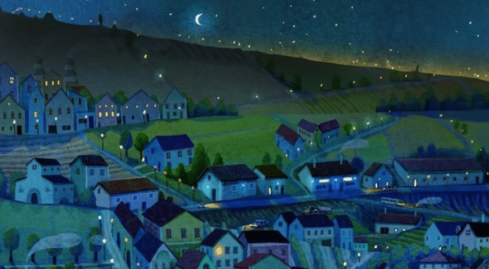 Nothing passes from rest to motion - unless you move it in hidden ways starry night cosy