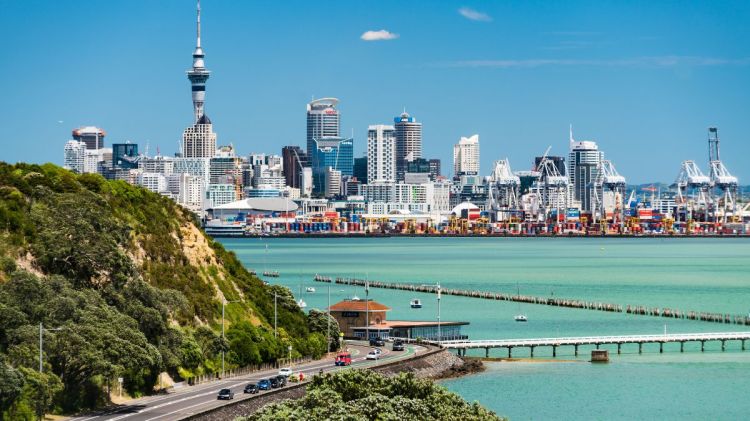 Auckland city from Bastion point Oraki