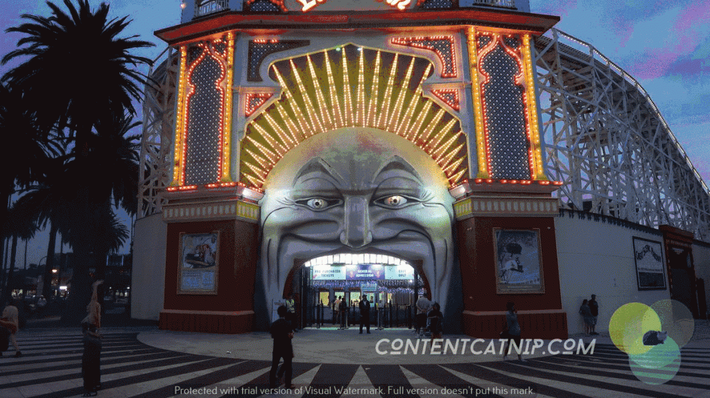 Hyperlapse GIF: Luna Park Melbourne