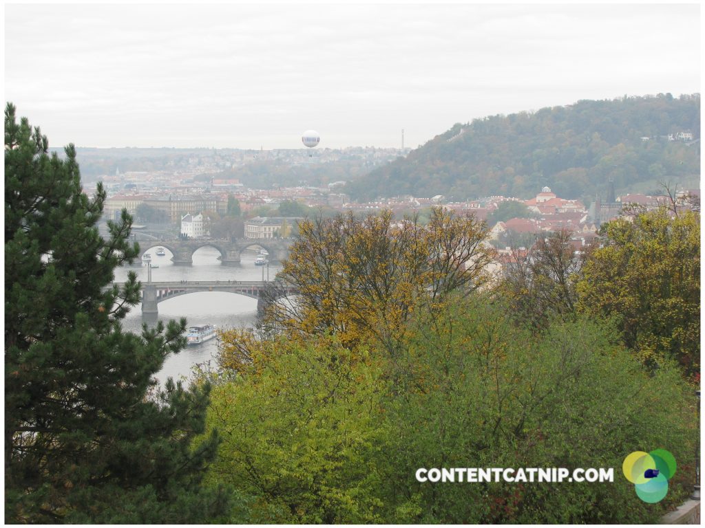 A sublime and reflective view of Prague as the leaves bloom in fiery amber and gold. Copyright 2009, Content Catnip.