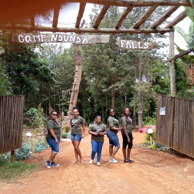 Me camping with friends