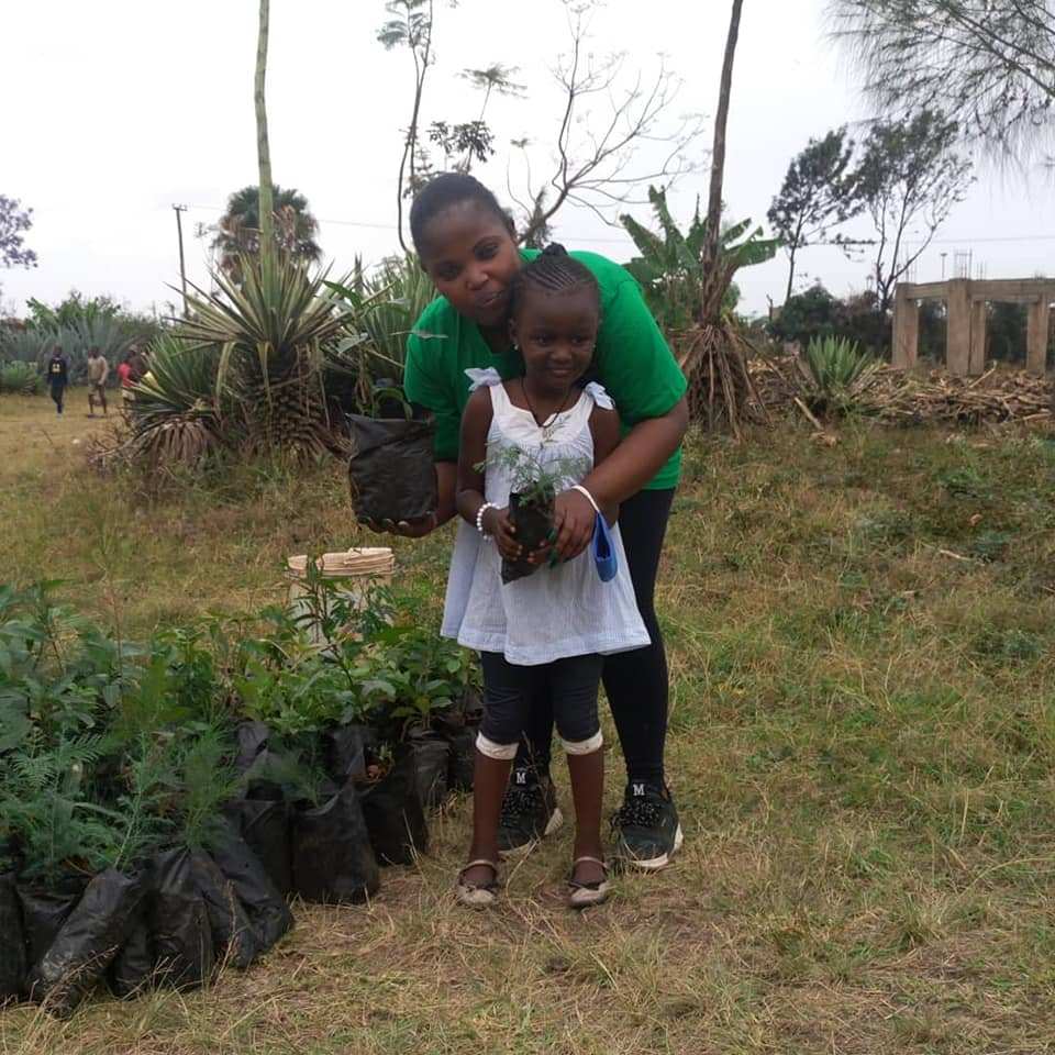 Planting trees on my birthday in 2020