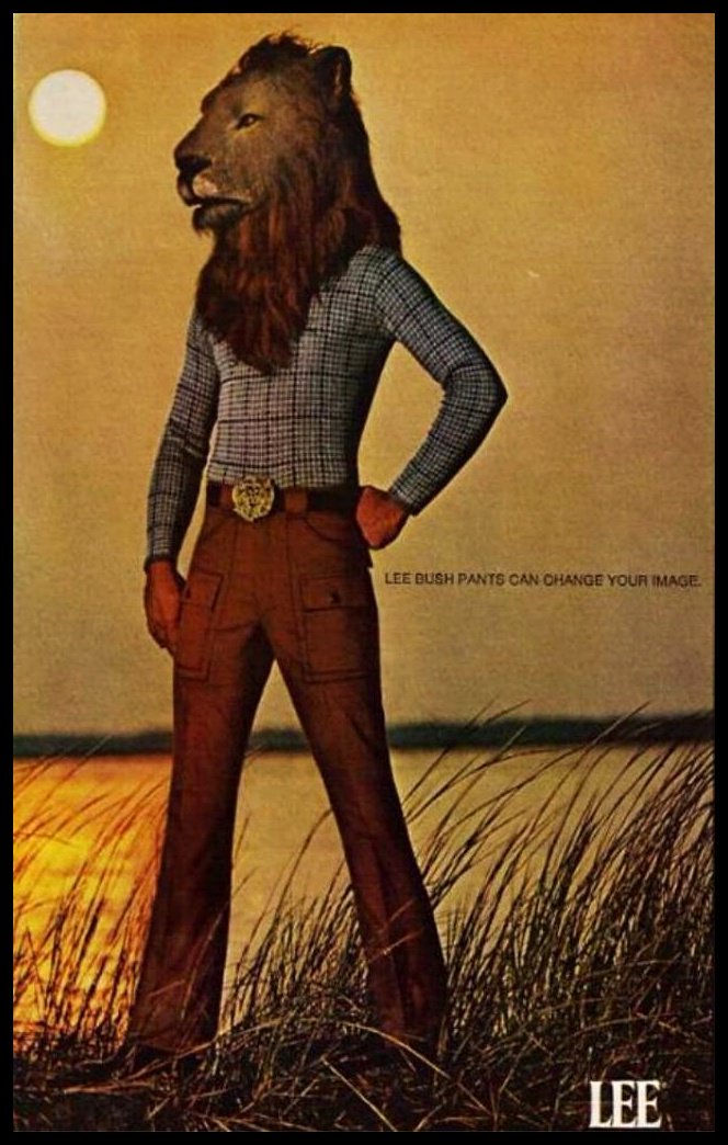 Exotic Ads of the Past: Lee's Tight Jeaned Alpha Males of the 70's Urban Jungle