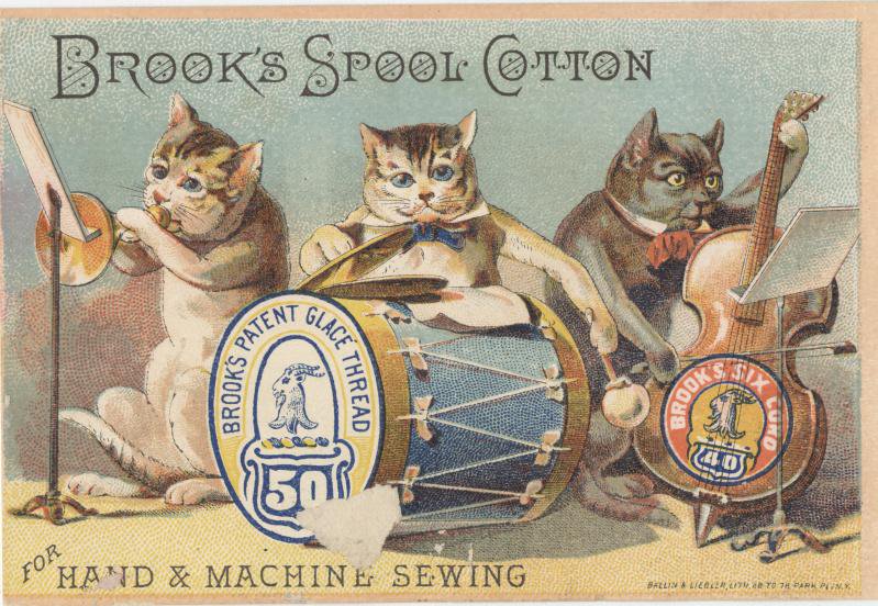 Exotic Ads of the Past: Brooks Cotton Spool