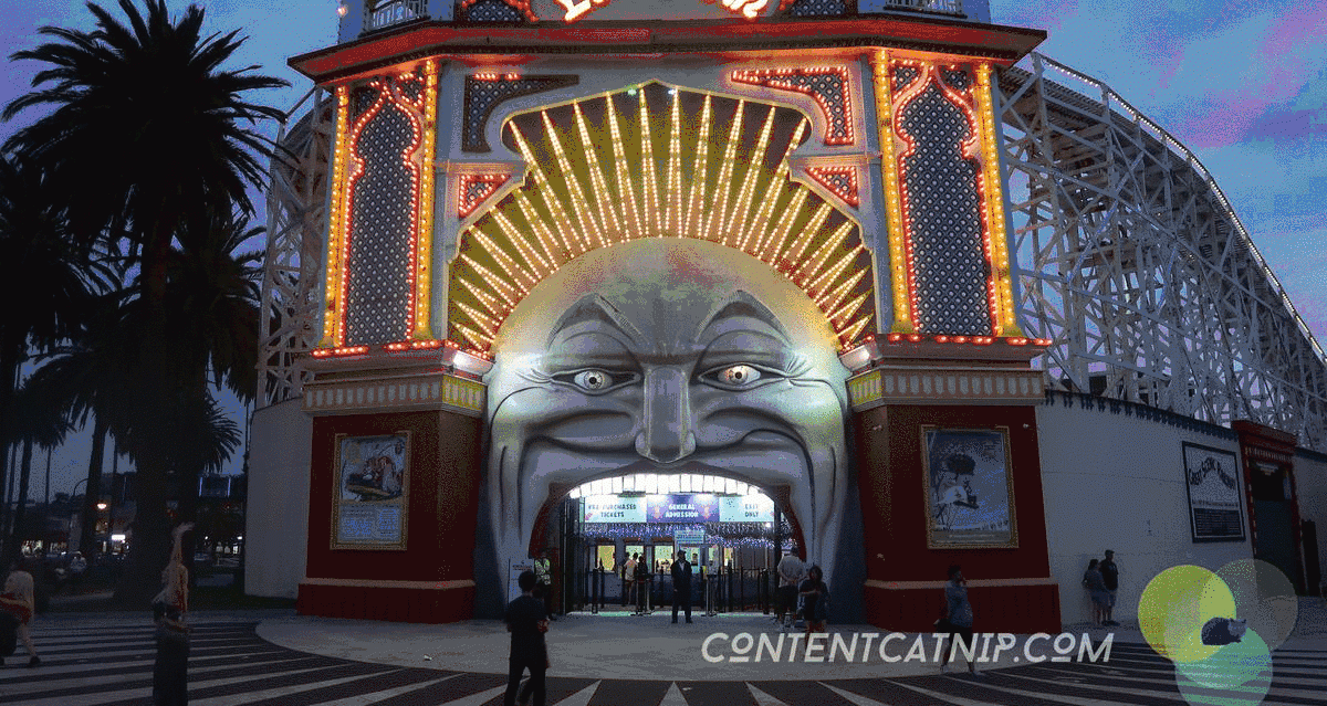 Hyperlapse GIF: Luna Park Melbourne