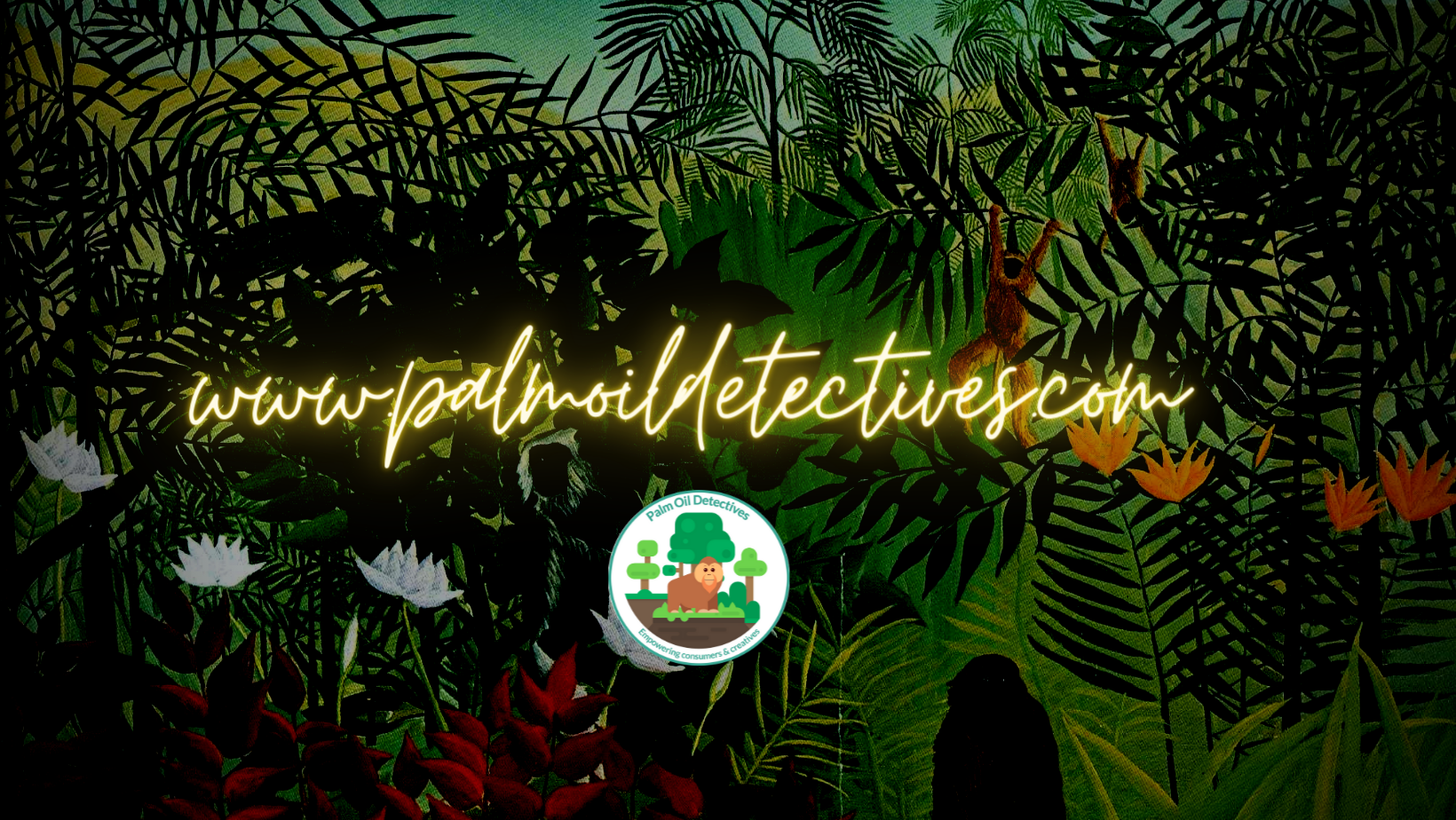 URL and logo palm oil detectives
