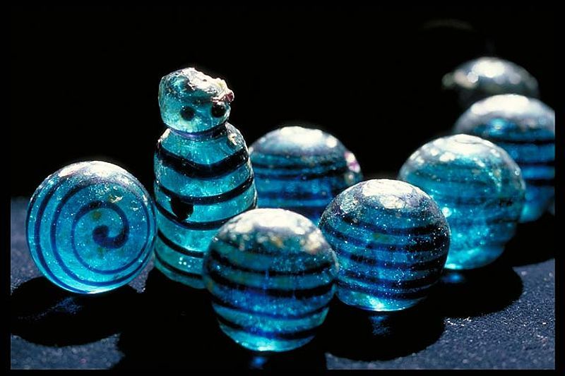 Board game pieces from the Viking town of Birka, #Sweden. (8th-10th century)