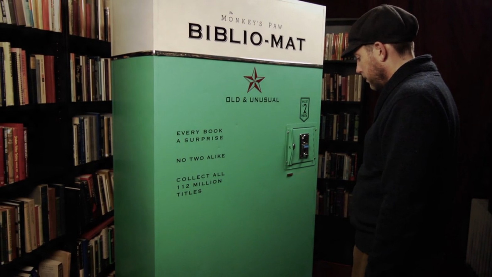 The odd and wonderful bibliomat book vending machine
