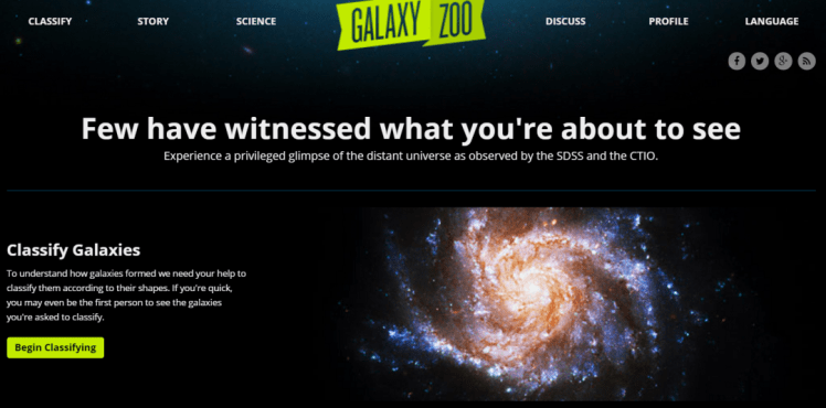 Explore and classify galaxies for real scientific studies 