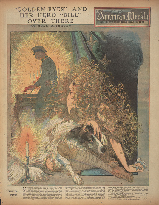 Exotic Ads of the Past: Golden Eyes and Her Hero Bill Over There