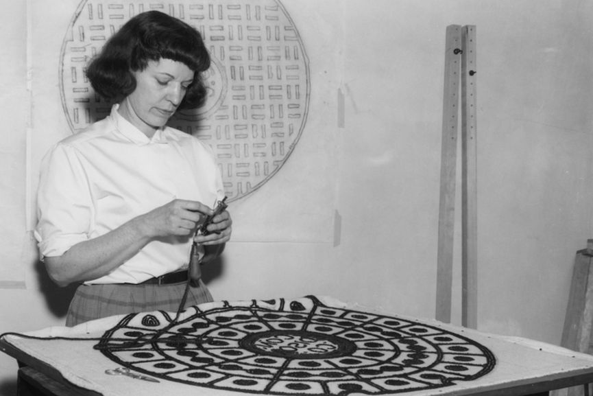Forgotten Pop Art Pioneer Dorothy Grebenak's Rugs Are Awesome