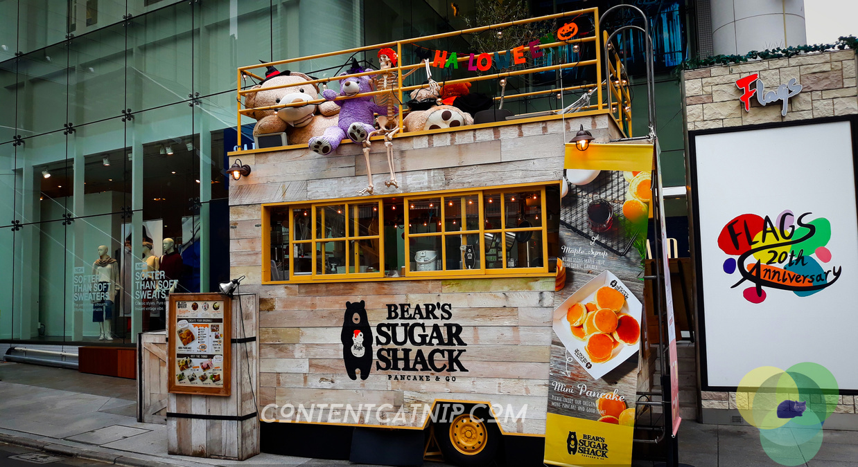 Every picture tells a story: Cutsey pancake van in Shinjuku