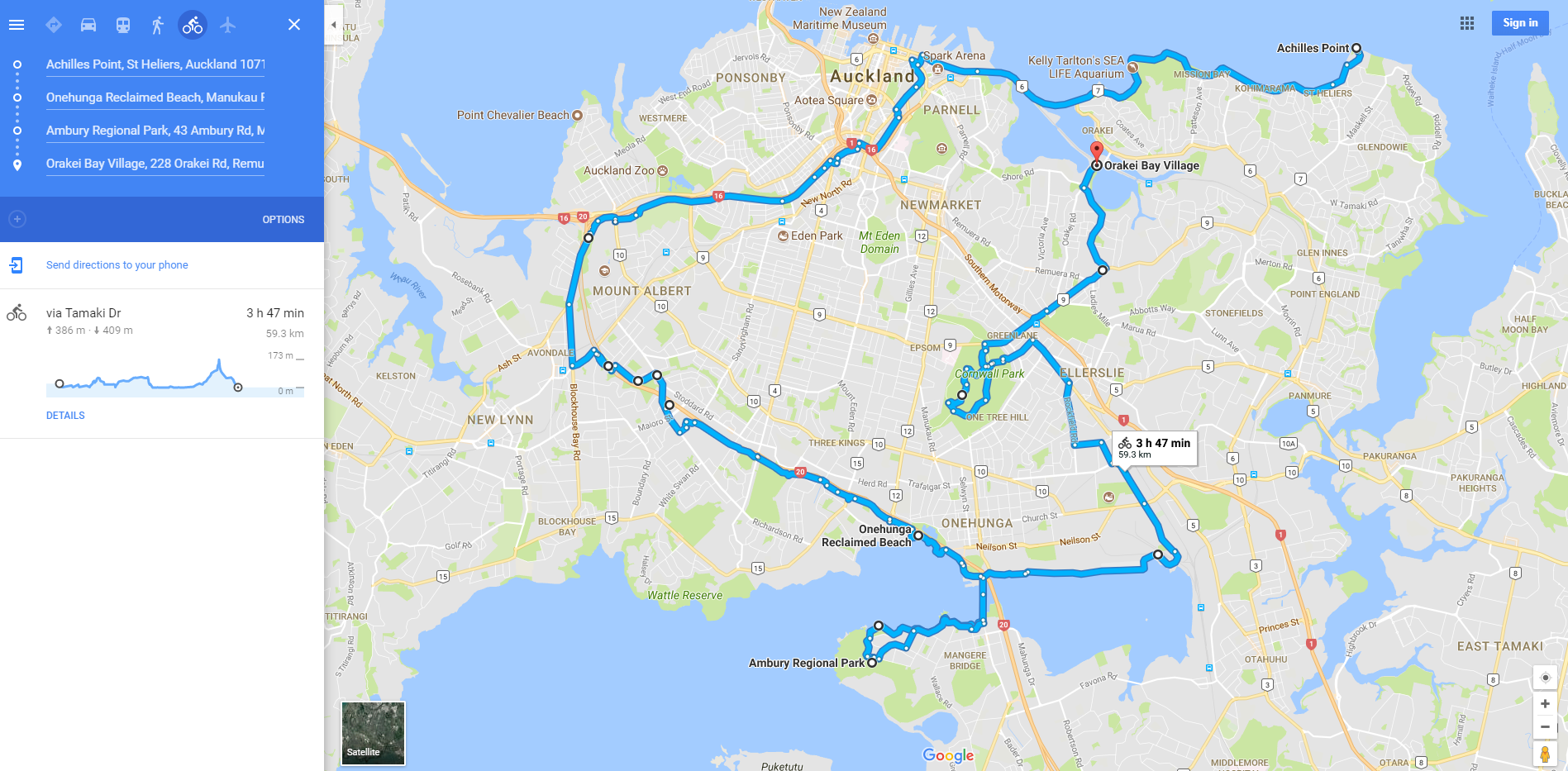 Great Cycling Routes of Auckland: Part 3 North Western Cycleway, Onehunga Foreshore, Cornwall Park, St Heliers Loop