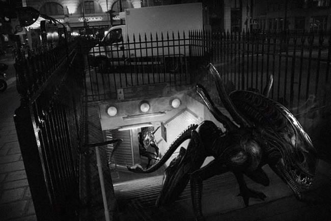 The Paris Metro After Dusk