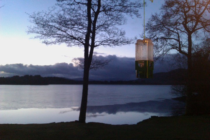Every Picture Tells a Story: Lake Menteith in the fading light of a winters night