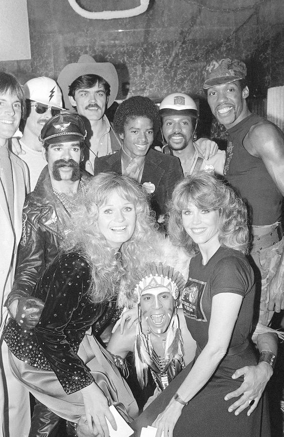 The Village People and Michael Jackson at Studio 54
