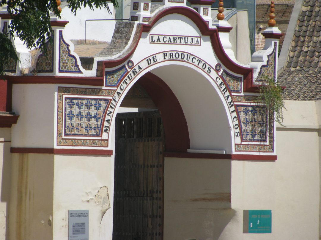 The terrace houses of Sevilla, Spain