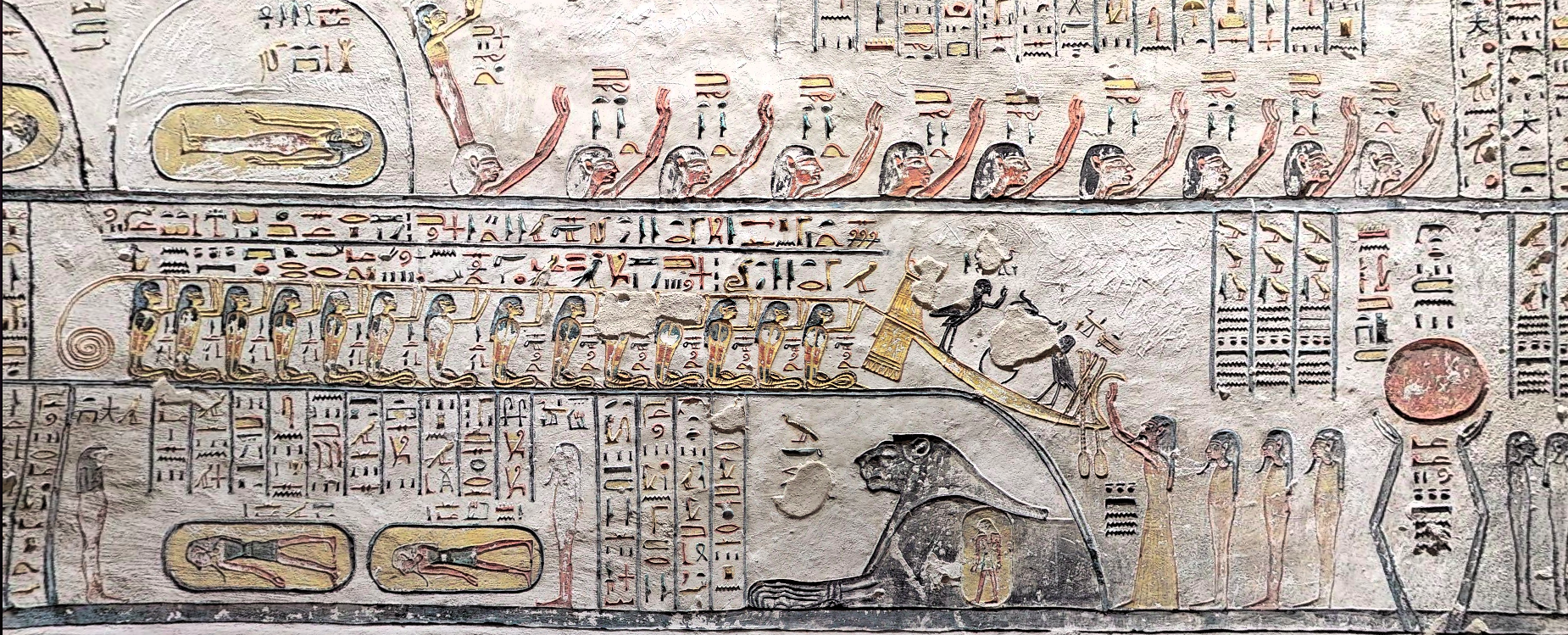 Explore the tomb of Ramesses VI in the The Valley of Kings, Egypt