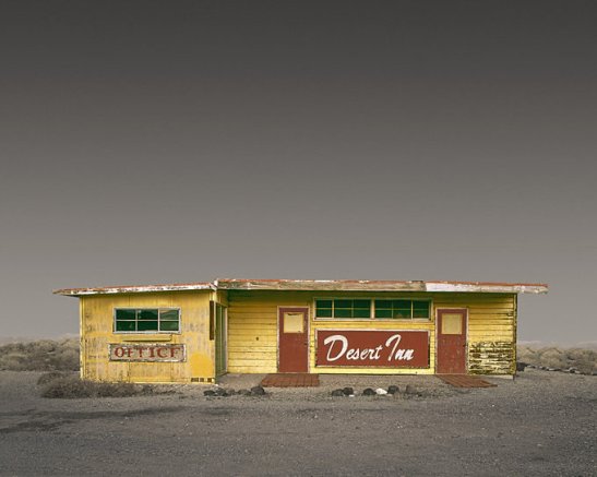 Abandoned Desert Buildings On Creepy Lunar Landscapes 