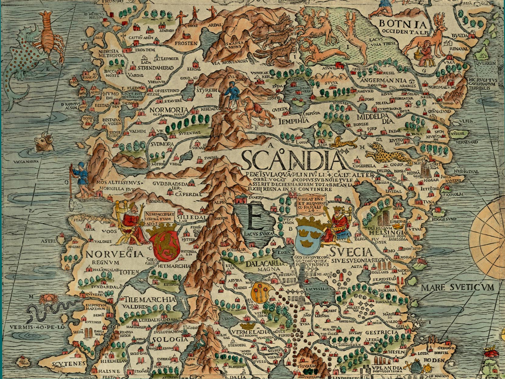 The Viking Imagination: Medieval Cartography of Scandinavia http://wp.me/p41CQf-Iuf