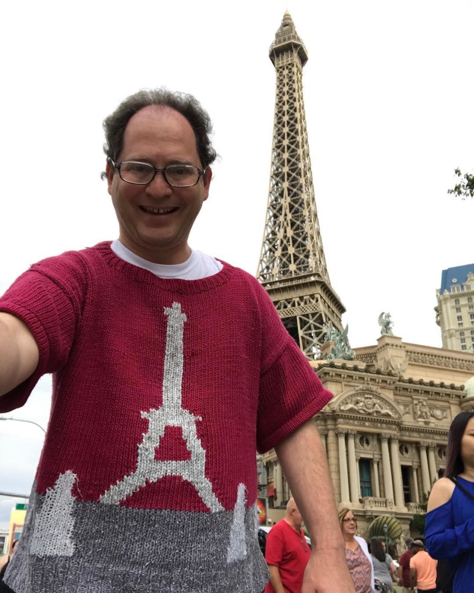 “Haven’t been yet with this sweater to the real Eiffel Tower yet. This picture is at Paris Las Vegas.” Sam Barsky / Instagram