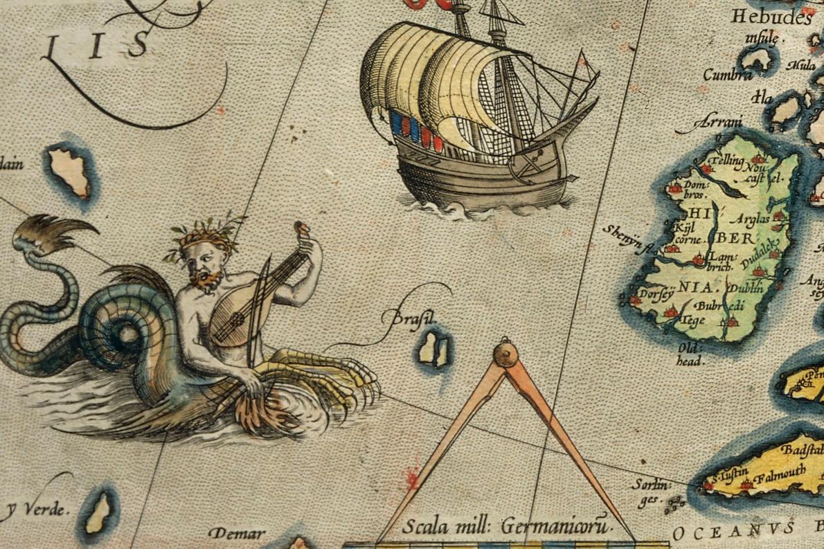 Hy-Brasil in Petrus Plancius’s ‘Orbis Terrarum Typus de Integro Multis in Locis Emendatus’ (Amsterdam, 1594)