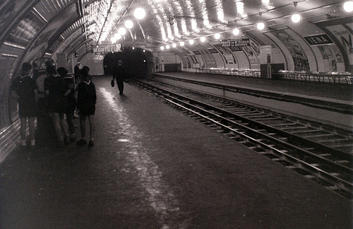 The Paris Metro After Dusk