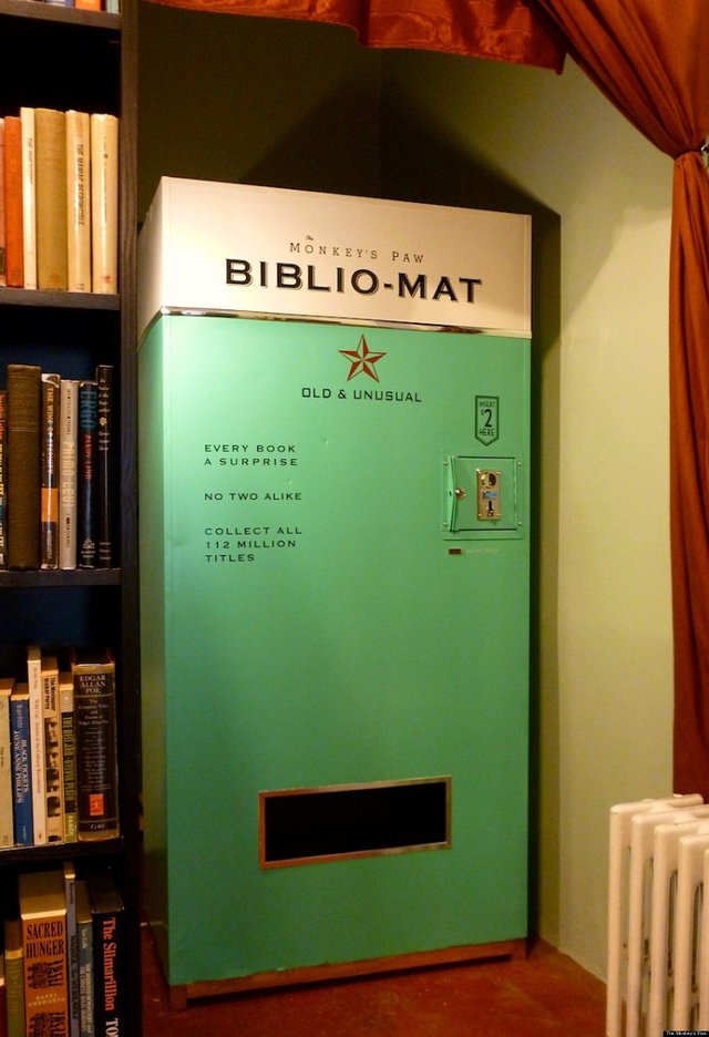 The odd and wonderful bibliomat book vending machine 