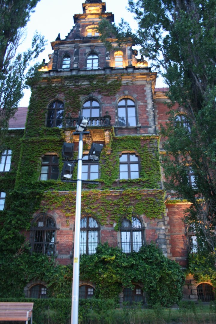 Cycling adventures at dusk in Wrocław