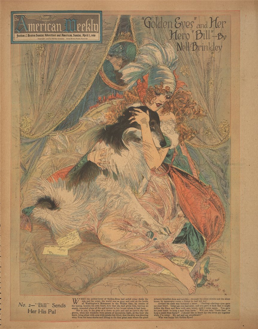 Exotic Ads of the Past: Golden Eyes and Her Hero Bill