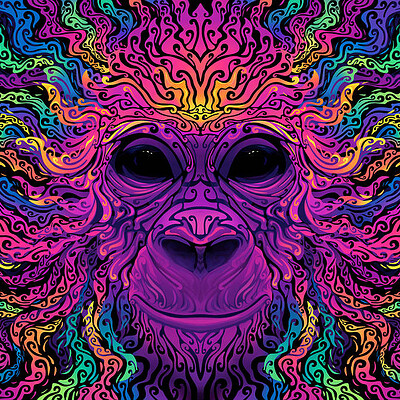 Groovy Gorilla by Sylvia Ritter