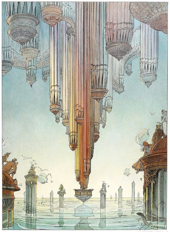 François Schuiten’s steampunk cityscapes 'Les Cités obscures'