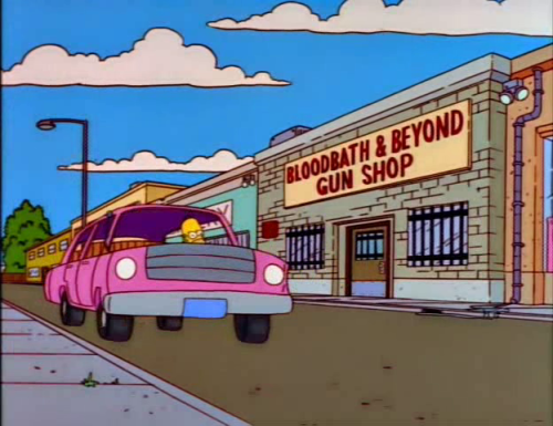 Signs O'The Times in The Simpsons