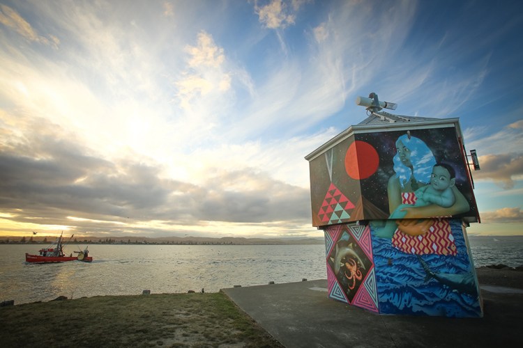 The Maori legend of Pania: Kaitiaki and taniwha of the reef retold in street art