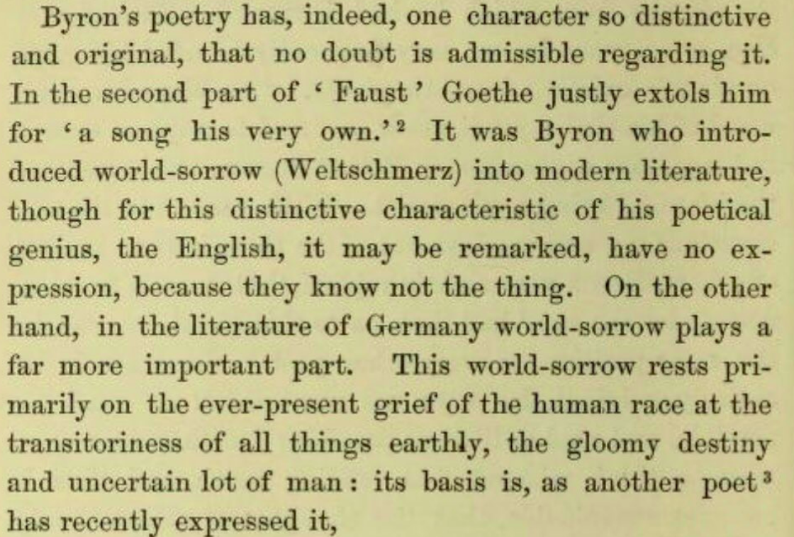 Ancient Word of the Day: Weltschmerz