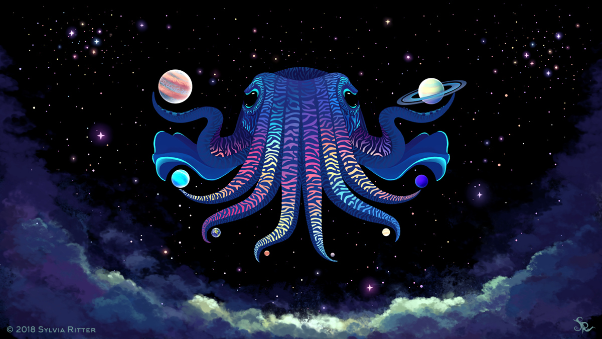 Cosmic Cuttlefish by Sylvia Ritter