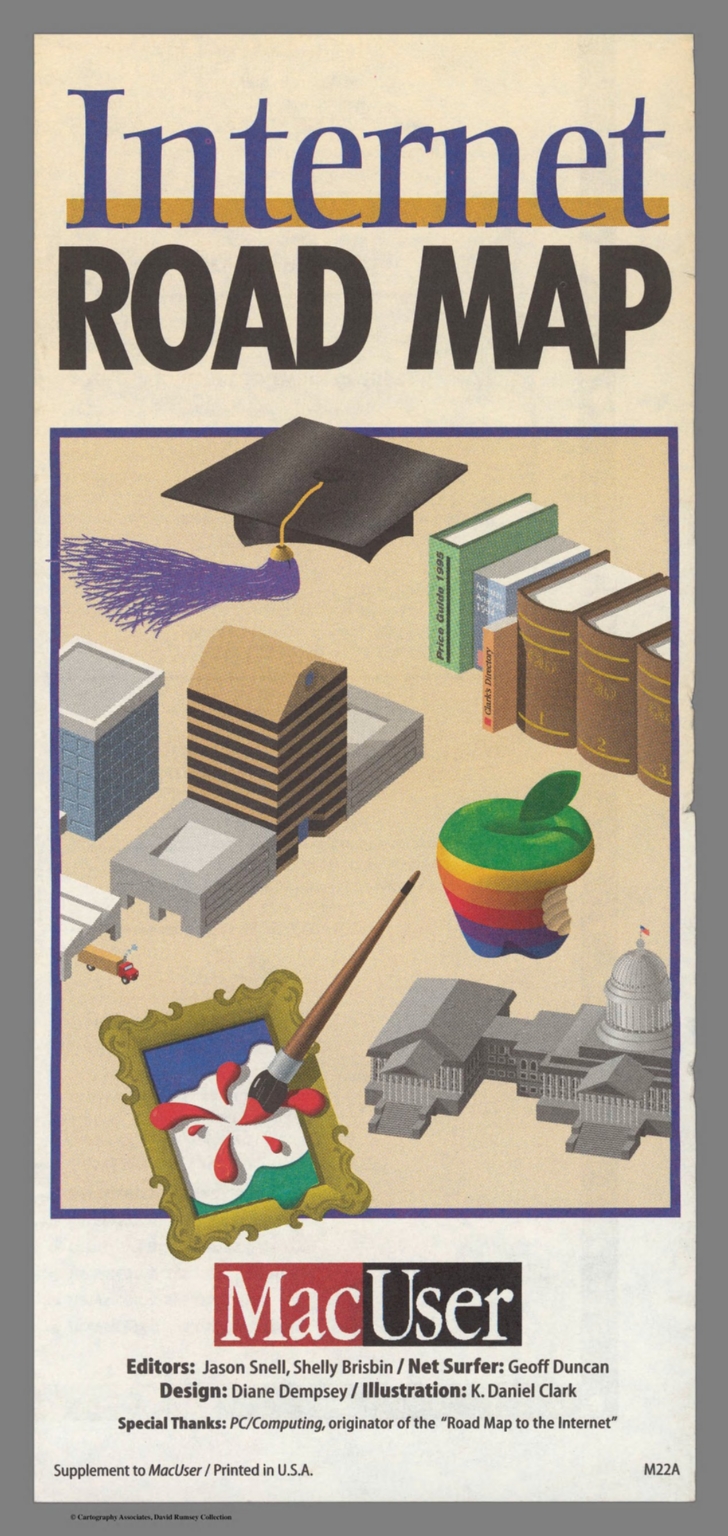 A quaint internet road map from 1996