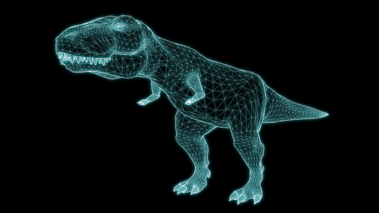 dinosaur hologram