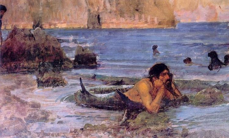 The Merman by John William Waterhouse