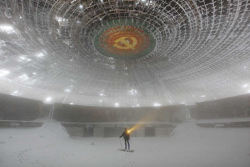 Otherworldly Abandoned Soviet Monuments Building in Buzludzha Bulgaria