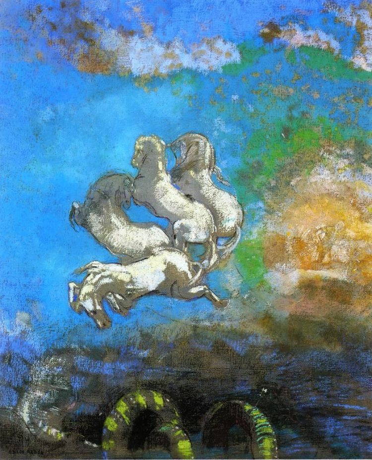 Apollo's Chariot by Odilon Redon