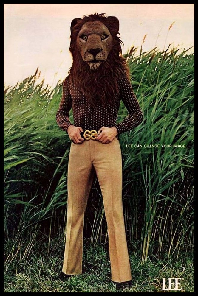 Exotic Ads of the Past: Lee's Tight Jeaned Alpha Males of the 70's Urban Jungle