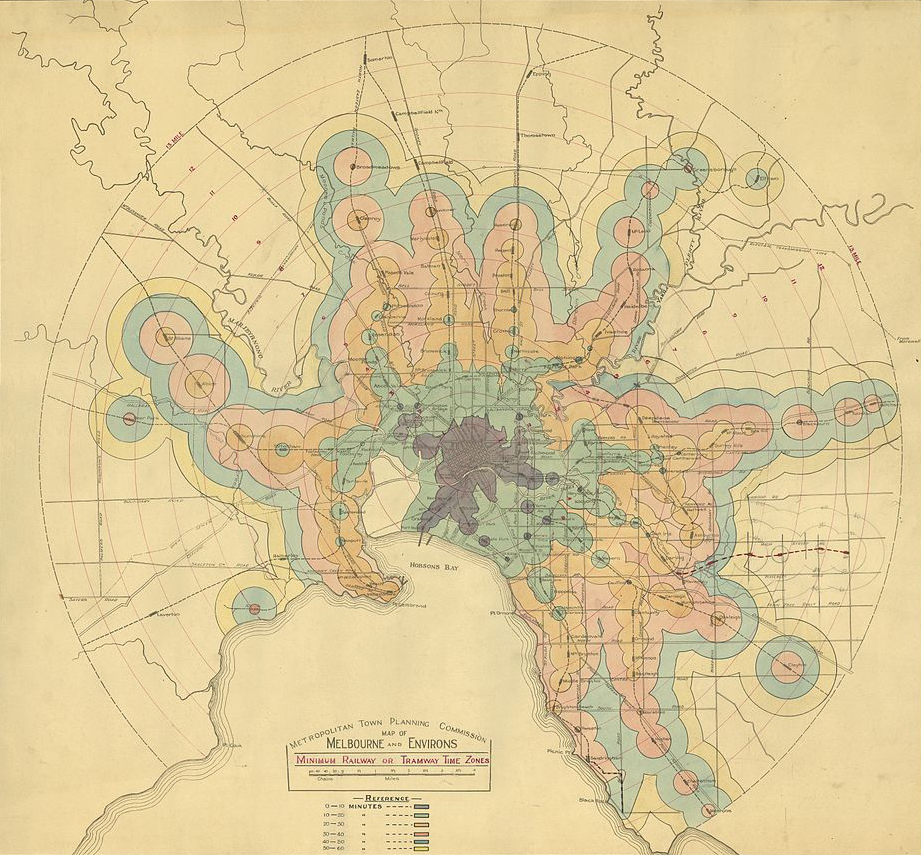 Train and tram-spotting in Melbourne back in the olden days