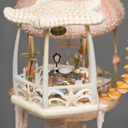 A boudoir where a mermaid can prepare for a night out