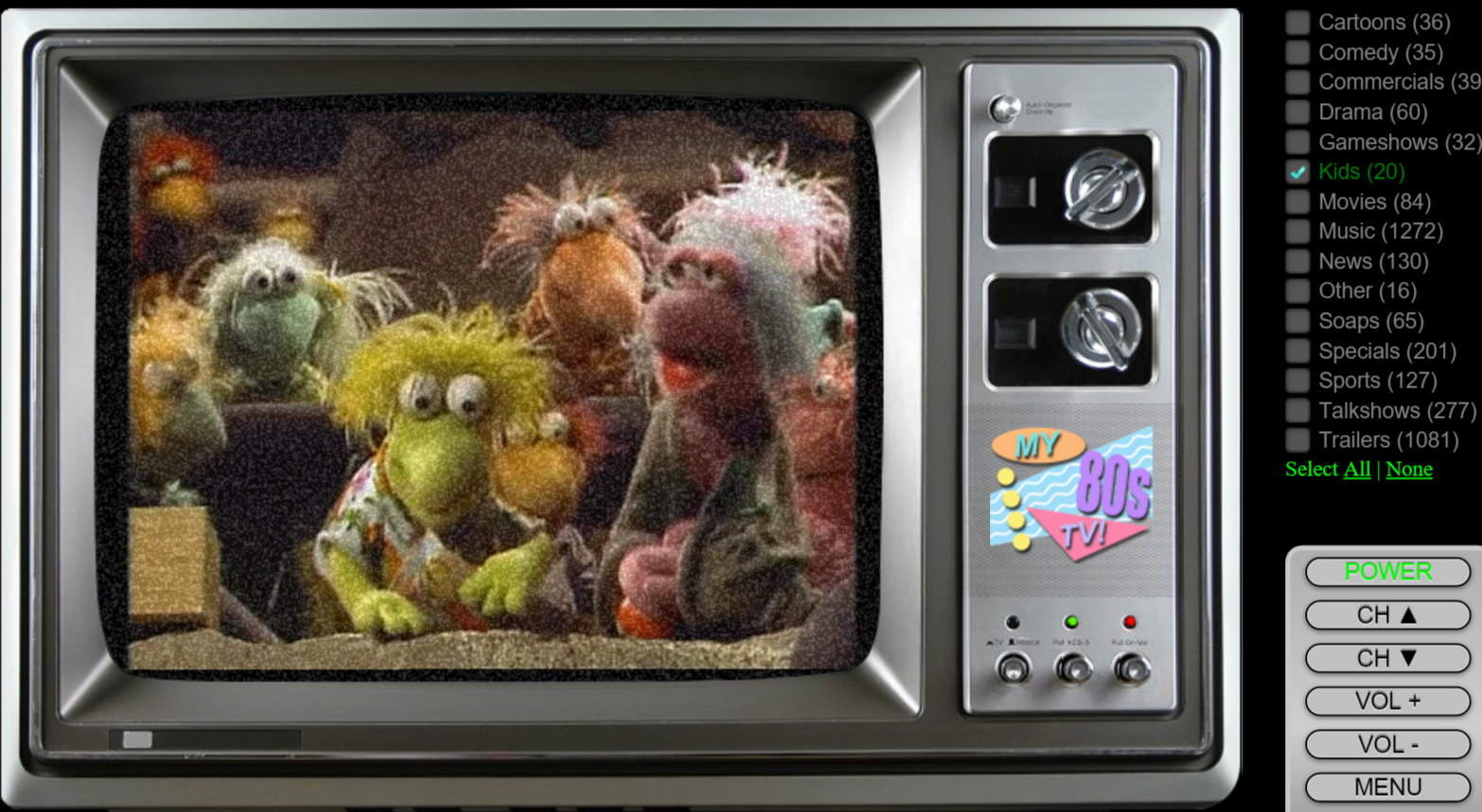 Retro TV Channels from the 70's, 80's and 90's are on the internet for all posterity