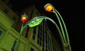 The Paris Metro After Dusk
