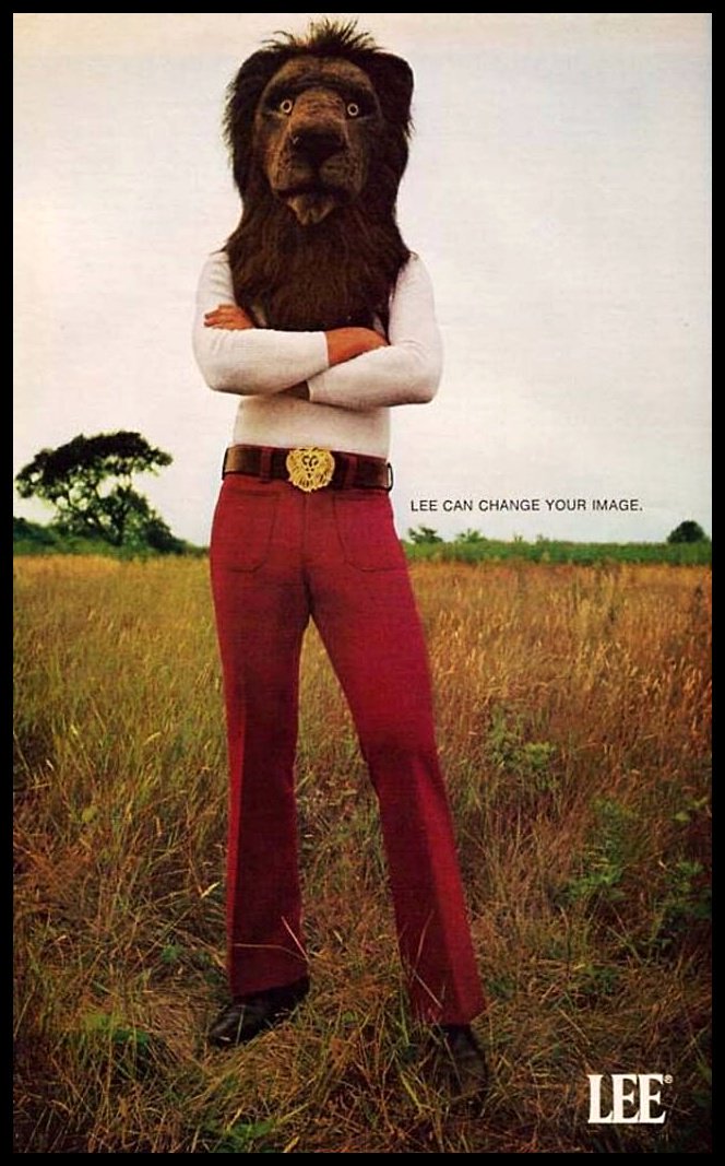 Exotic Ads of the Past: Lee's Tight Jeaned Alpha Males of the 70's Urban Jungle