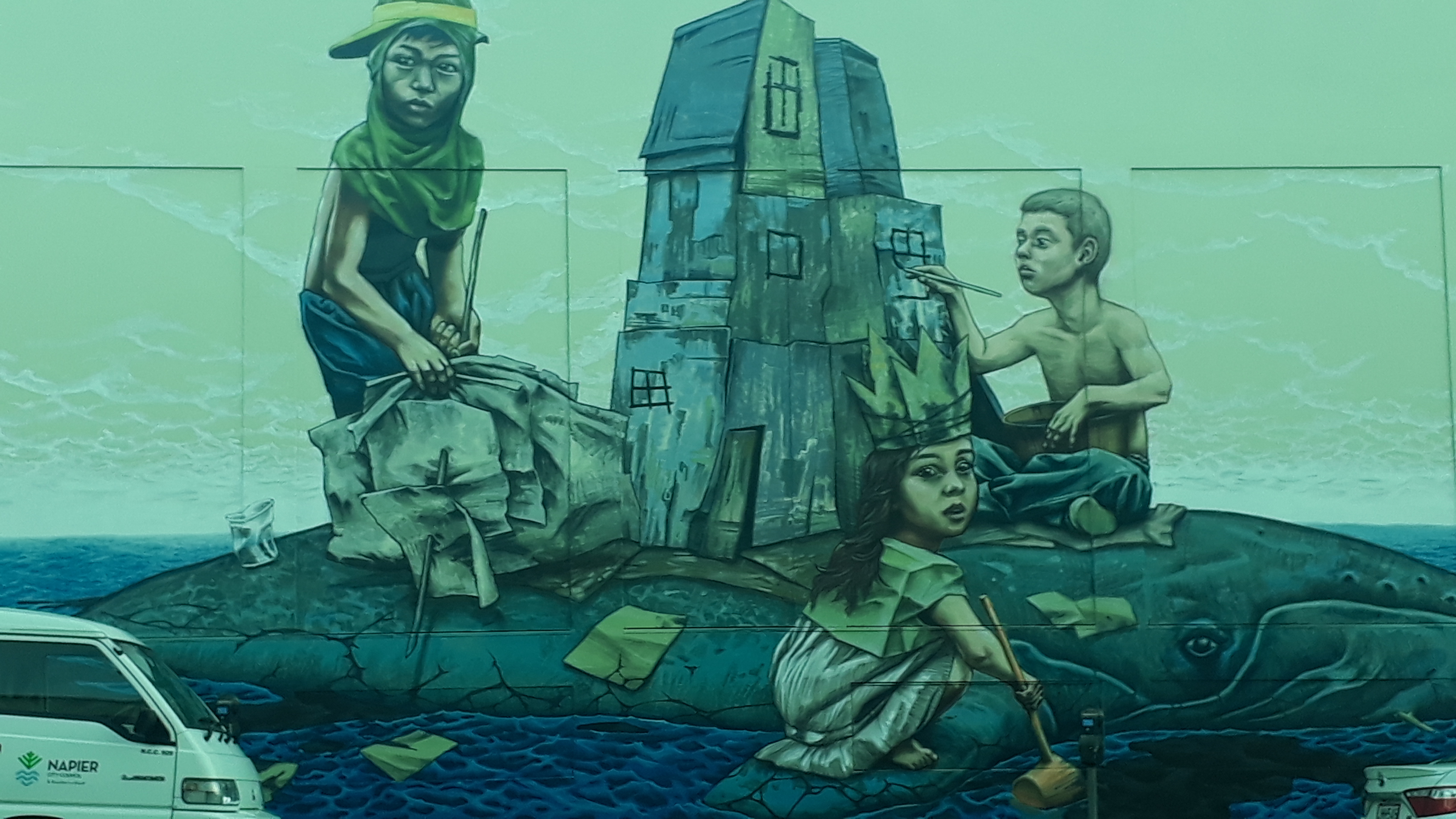 Seawalls: Artists for Oceans in Quirky Napier, New Zealand