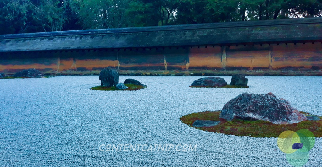 Ginkaku-Ji temple zen garden, Kyoto © Content Catnip 2018 www.contentcatnip.com