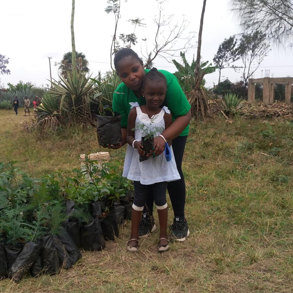 Planting trees on my birthday in 2020